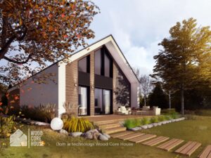 Projekt domu Ojcowski 03 - Nowoczesna stodoła